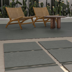 Acron Antracita Antislip 90x90